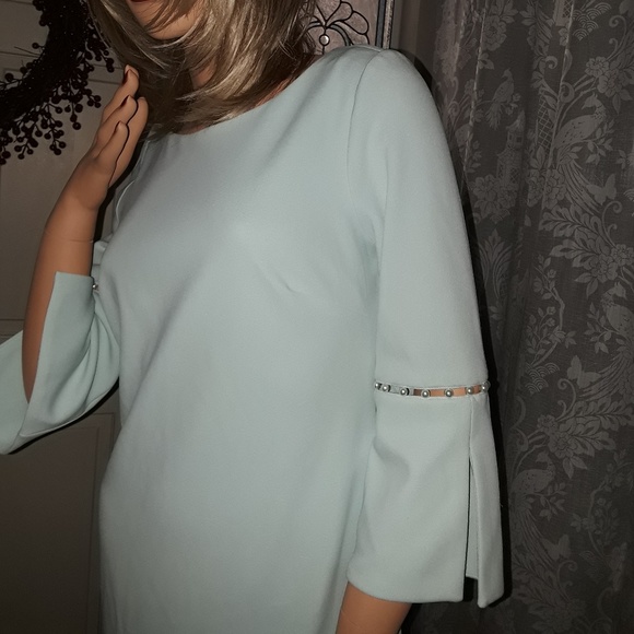 Calvin Klein bell sleeve dress sz 6 nwt - Picture 4 of 6